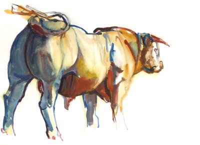 Stand Fast, 2010, (akvarel og gouache på papir) af Mark Adlington