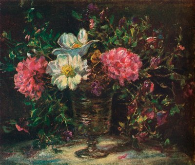 Pæoner, c1919 af Mark Fisher