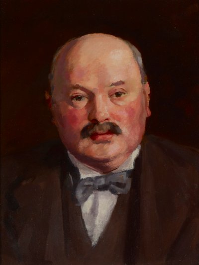 Portræt af en mand med butterfly, ca. 1921 (olie på lærred) af Mark Gertler