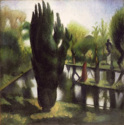 Dammen ved Garsington af Mark Gertler