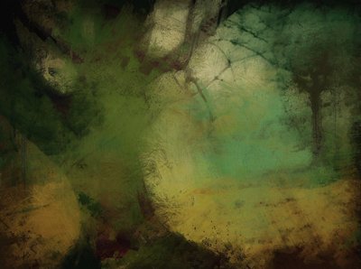 En novembermorgen ved Calke Abbey (mixed media) af Mark Gordon
