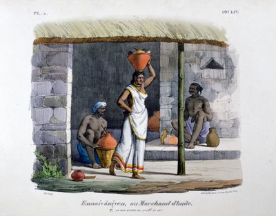 Oliehandler, 1828 af Marlet et Cie