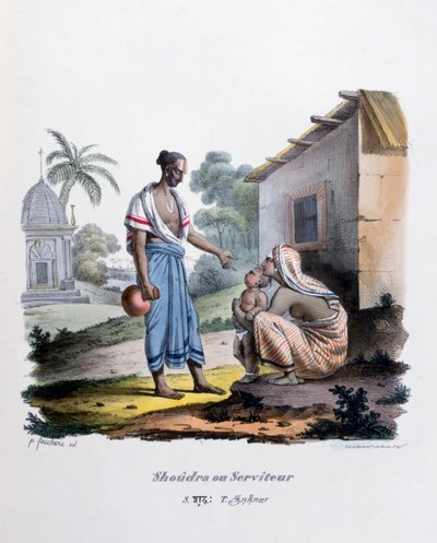 Tjener, 1828 af Marlet et Cie