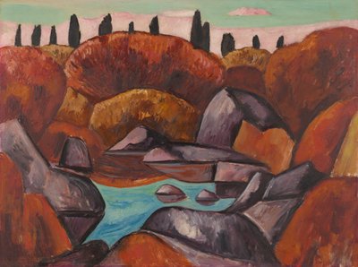 Flammende Pool af Marsden Hartley