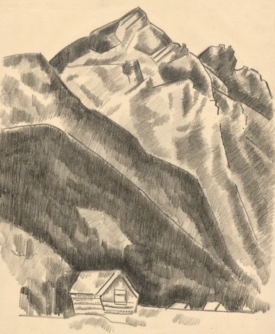 Bjerglandskab (Garmisch Partenkirchen) af Marsden Hartley