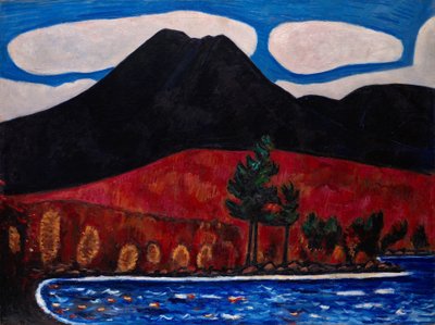 Mt. Katahdin (Maine), efterår #2, 1939-40 af Marsden Hartley
