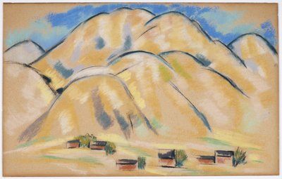 New Mexico Hills af Marsden Hartley
