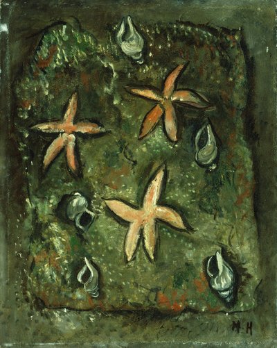 Stjernefisk og skaller af Marsden Hartley