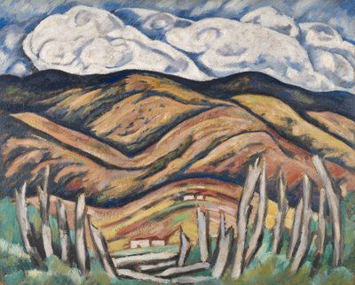 Det sidste af New England - begyndelsen af New Mexico af Marsden Hartley