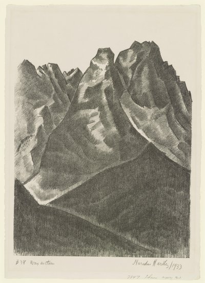 Waxenstein af Marsden Hartley