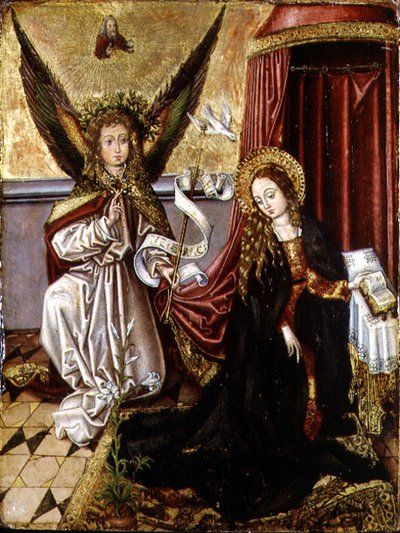 Bebudelsen af Martin (follower of) Schongauer