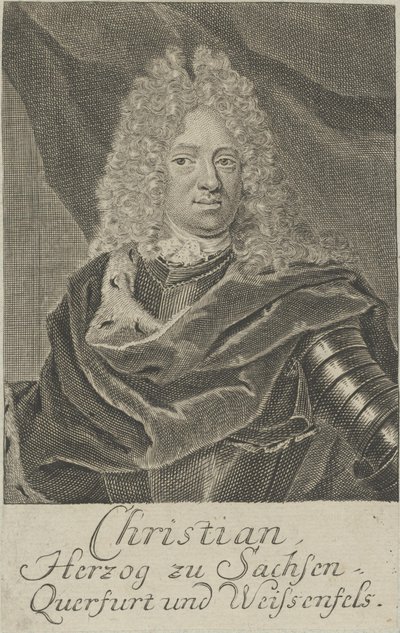 Christian af Saxe-Weissenfels af Martin Bernigeroth