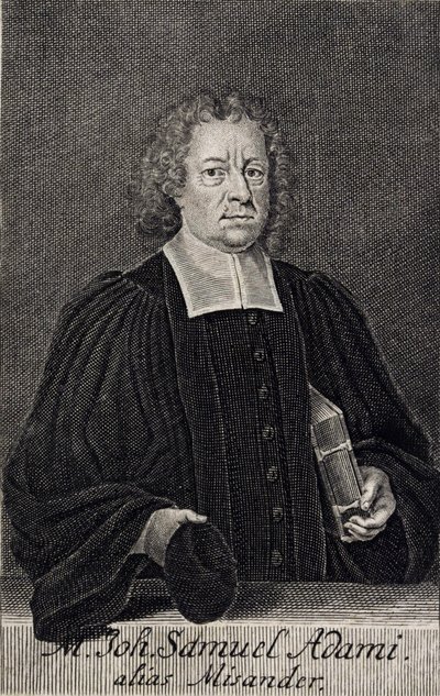 Johann Samuel Adami af Martin Bernigeroth