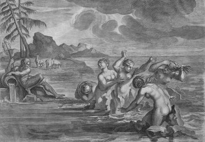 Cerastae ændrede sig til Bulls, & Propoetides til Rocks, c1683. af Martin Bouche