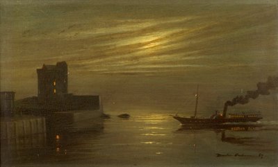 Broughty Castle - Moonlight Scene af Martin  Anderson