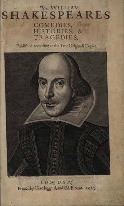 Titelblad til First Shakespeare