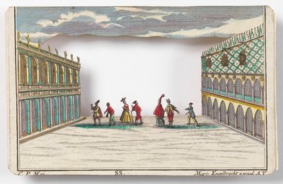 Karnevalet i Venedig (Peep-show) af Martin Engelbrecht