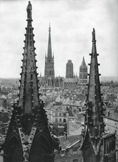 Rouen, Frankrig, 1937 af Martin Hurlimann