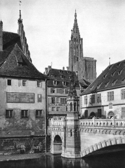 Strasbourg, Alsace, Frankrig, 1937 af Martin Hurlimann