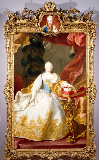 Portræt af Maria Theresa (Wien af Martin II Mytens or Meytens