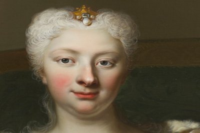 Portræt af Polyxena af Martin II Mytens or Meytens
