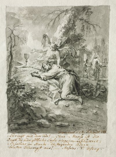 Kristus på Oliebjerget, 1788. af Martin Johann Schmidt