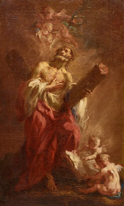 Apostlen Andreas af Martin Johann Schmidt