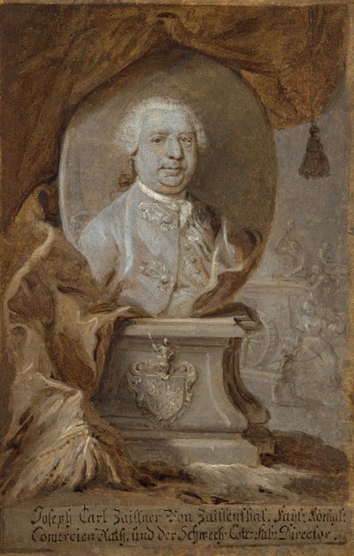 Joseph Carl Zaillner fra Zaillenthal af Martin Johann Schmidt