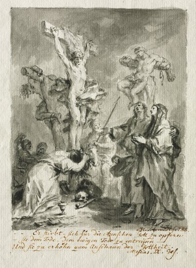 Korsfæstelsen, 1788. af Martin Johann Schmidt