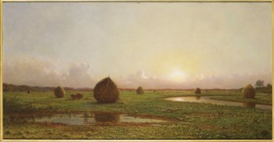 Høstakke, ca. 1876-88 af Martin Johnson Heade