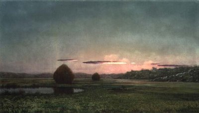 Marshes (olie på lærred) af Martin Johnson Heade
