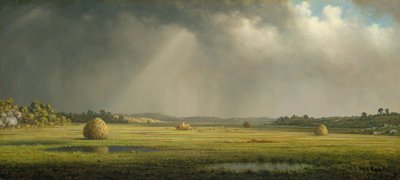 Newburyport Meadows, ca. 1876-81. af Martin Johnson Heade