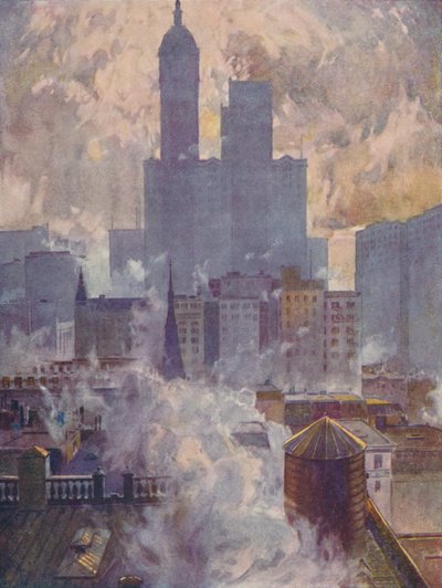 New York, 1916 af Martin Lewis