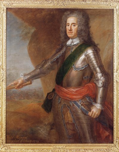 Feltmarskal George Hamilton (1666-1737) jarl af Orkney, 1724 af Martin Maingaud