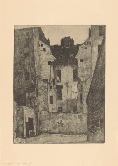 Impasse des Boeufs i Paris af Martin Monnickendam