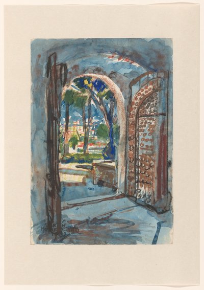 Port i S. Miniato af Martin Monnickendam