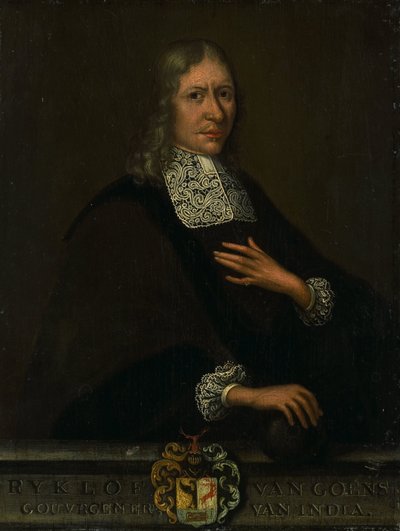 Portræt af Rycklof van Goens, generalguvernør for det hollandske ostindiske kompagni af Martin Palin (copy after)