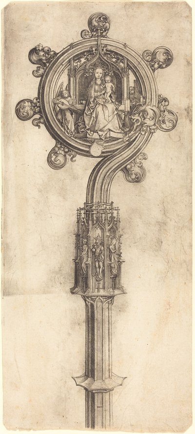 En biskops krydser af Martin Schongauer
