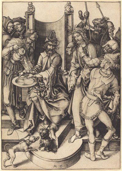 Kristus før Pilatus af Martin Schongauer
