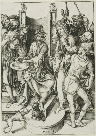 Kristus før Pilatus af Martin Schongauer