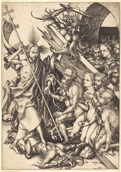 Kristus i Limbo af Martin Schongauer