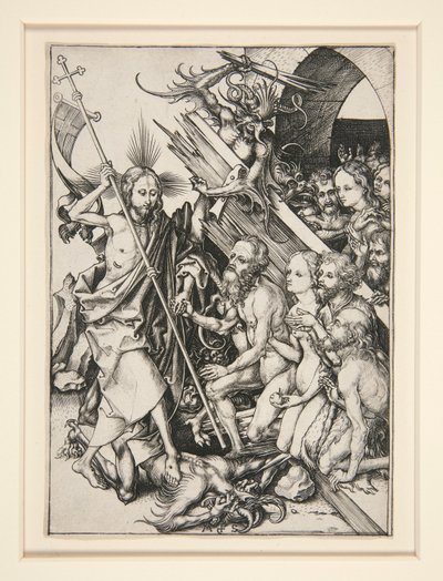 Kristus i Limbo af Martin Schongauer