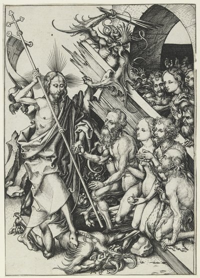 Kristus i Limbo af Martin Schongauer