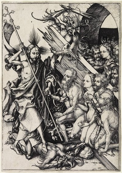 Kristus i Limbo, ca. 1480 af Martin Schongauer