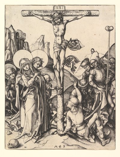 Korsfæstelse, ca. 1435-1491. af Martin Schongauer