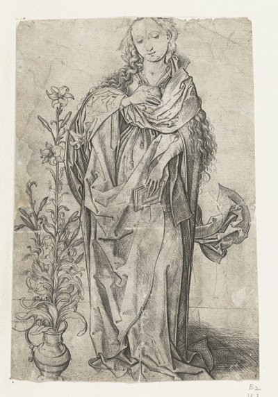 Jomfru Maria Bebudelse (serietitel) af Martin Schongauer