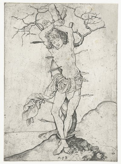 Sankt Sebastian af Martin Schongauer