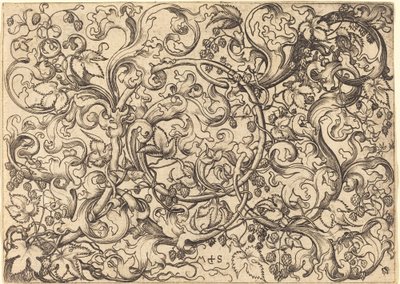 Ornament med Hop Vine af Martin Schongauer