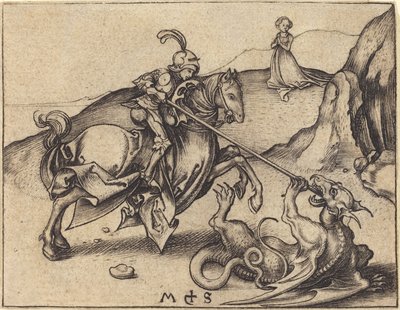 Sankt Georg af Martin Schongauer