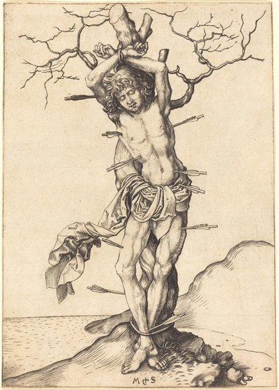 Sankt Sebastian af Martin Schongauer